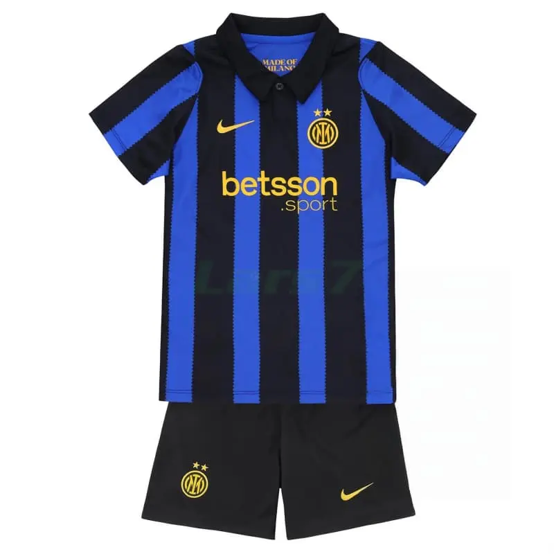 Camiseta Inter de Milan 1ª Equipación 2026/2027 Azul/Negro Niño Kit