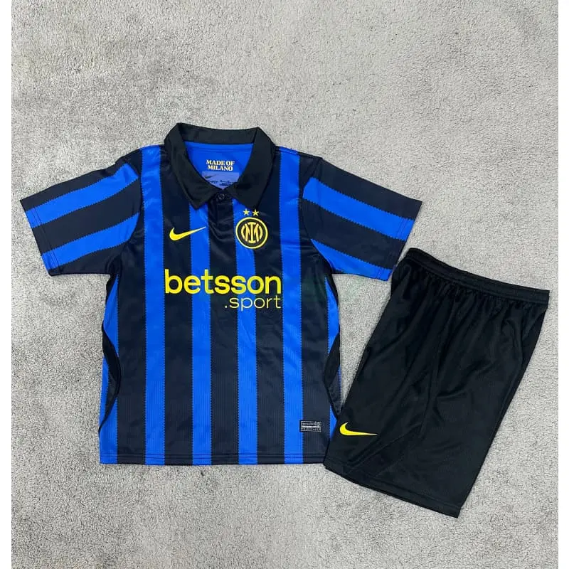 Camiseta Inter de Milan 1ª Equipación 2026/2027 Azul/Negro Niño Kit
