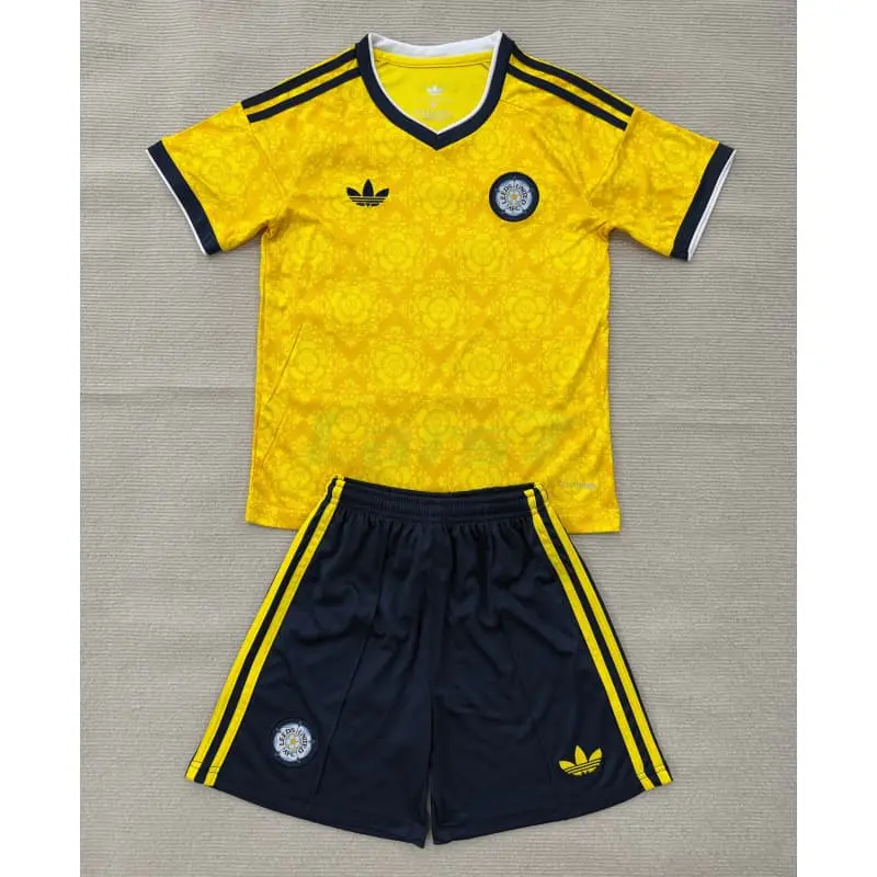 Camiseta Leeds United 2ª Equipación 2026/2027 Amarillo Niño Kit