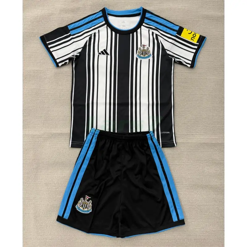 Camiseta Newcastle United 1ª Equipación 2026/2027 Negro/Blanco Niño Kit