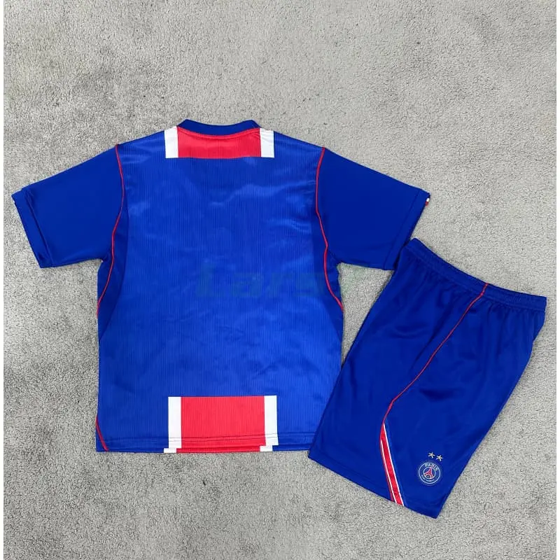 Camiseta PSG 1ª Equipación 2026/2027 Azul/Rojo con dos Estrellas Niño Kit