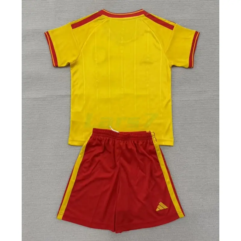 Camiseta RC Lens 1ª Equipación 2026/2027 Amarillo/Rojo Niño Kit