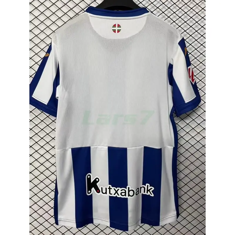 Camiseta Real Sociedad 1ª Equipación 2026/2027 Azul/Blanco con Parche La Liga