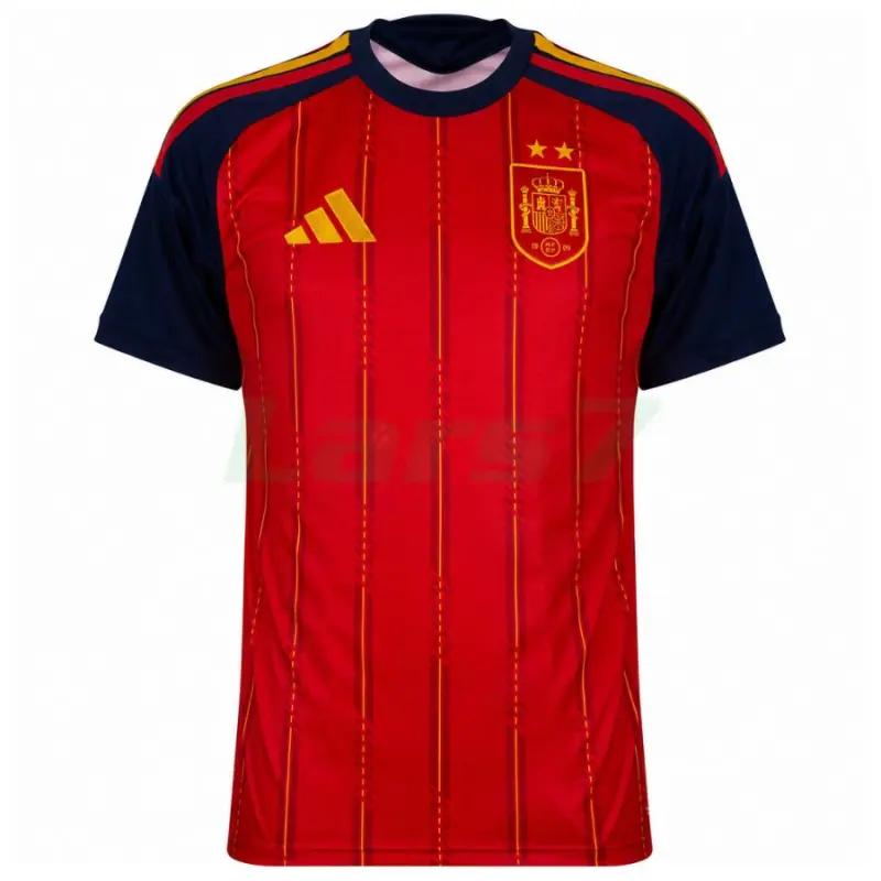 Camiseta España 1ª Equipación Mundial 2026 Rojo/Azul 2 Estrellas 