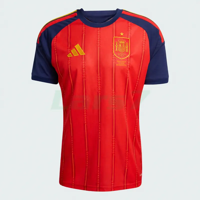 Camiseta España 1ª Equipación Mundial 2026 Rojo/Azul Edición Final