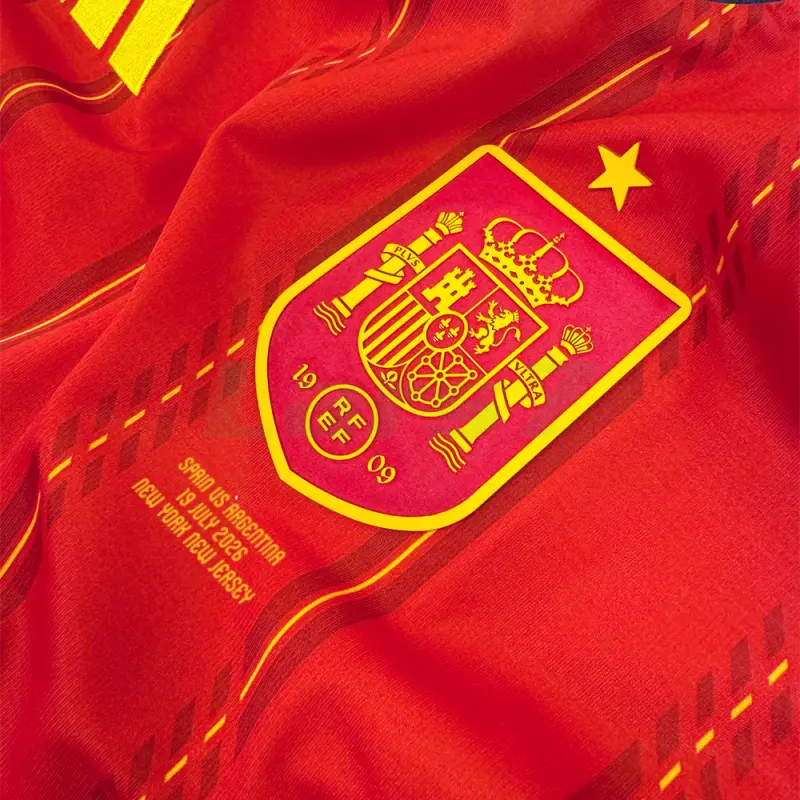 Camiseta España 1ª Equipación Mundial 2026 Rojo/Azul Edición Final