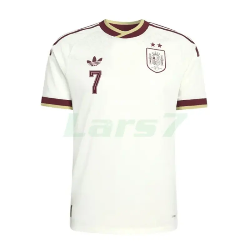 Camiseta España 2ª Equipación Mundial 2026 Edición OHH FERRAN 7 Blanco 2 Estrellas