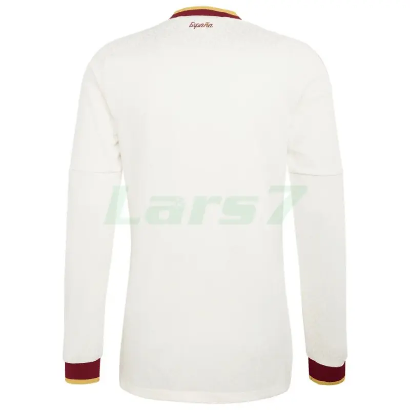 Camiseta España 2ª Equipación Mundial 2026 ML Blanco 2 Estrellas