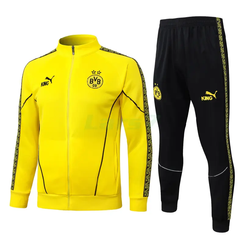 Chandal Borussia Dortmund 2025/2026 Amarillo con Estampado en Manga