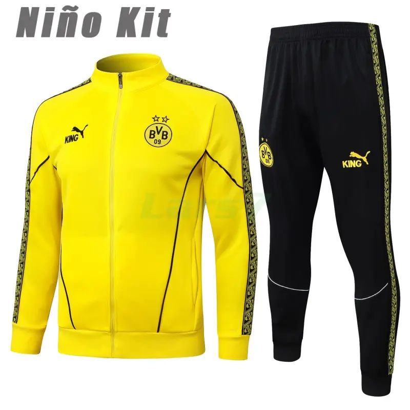 Chandal Borussia Dortmund 2025/2026 Niño Amarillo con Estampado en Manga