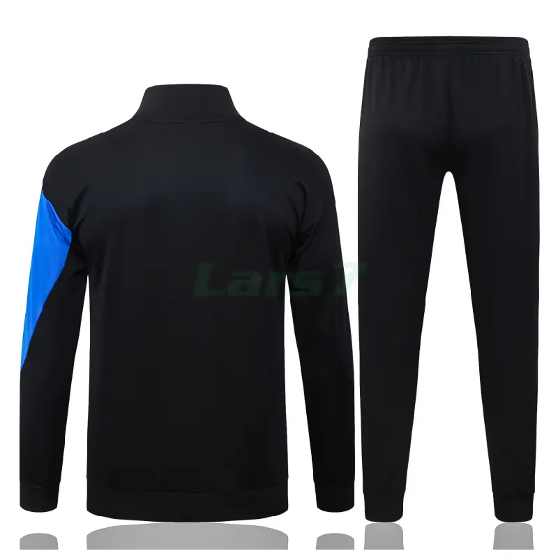 Chandal PSG 2025/2026 Negro con Manga Azul