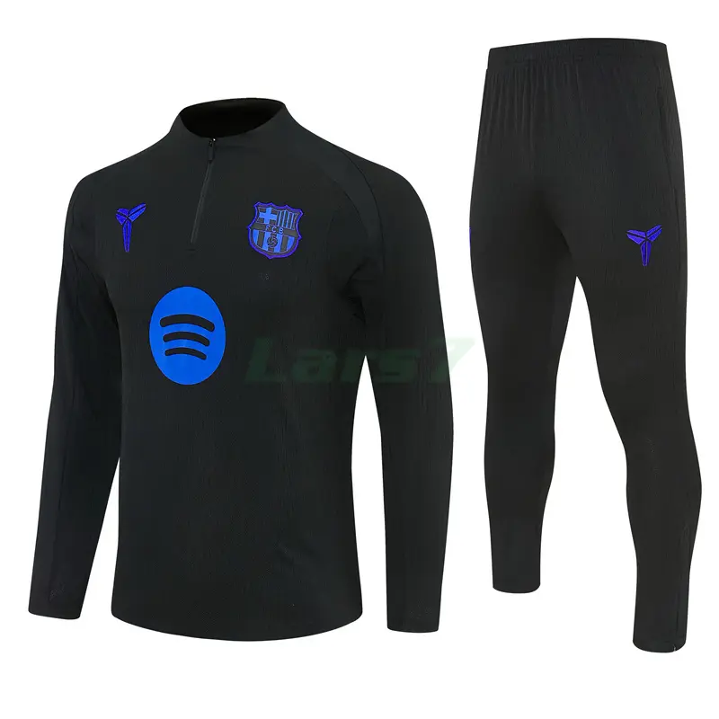 Sudadera De Entrenamiento Barcelona x Kobe Bryan 2025/2026 Kit Negro/Azul