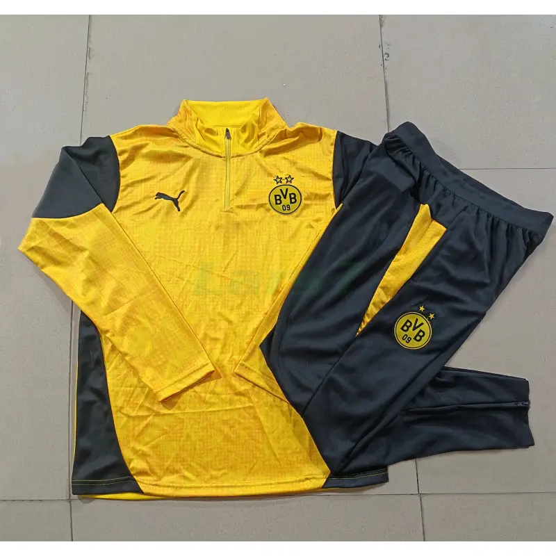 Sudadera De Entrenamiento Borussia Dortmund 2025/2026 Niño Kit Amarillo