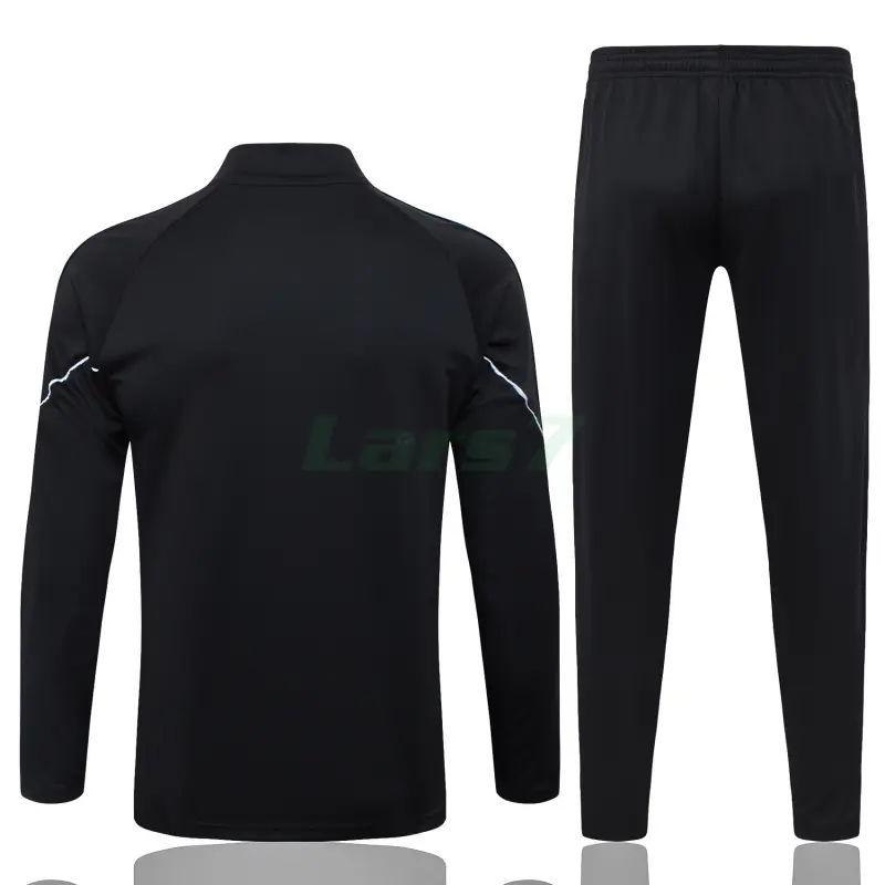 Sudadera De Entrenamiento Manchester City 2025/2026 Kit Negro con Estampado en Manga