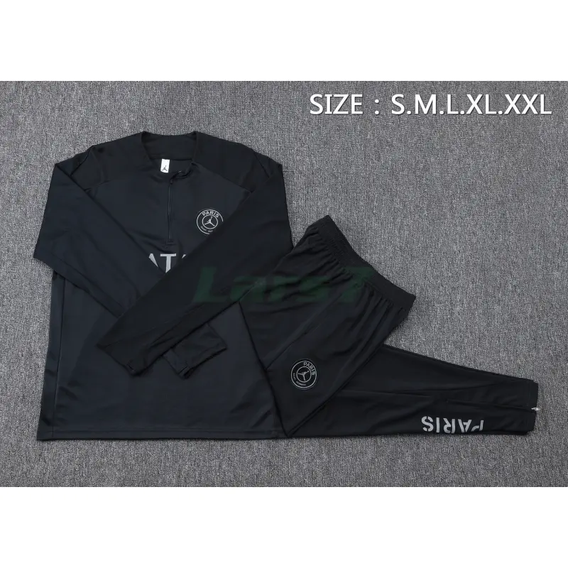 Sudadera De Entrenamiento PSG x Jordan 2025/2026 Kit Negro