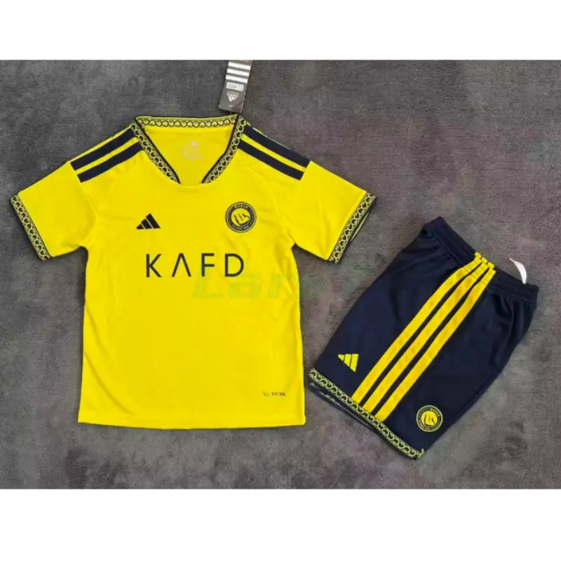 Camiseta Al Nassr 1ª Equipación 2026/2027 Amarillo Niño Kit