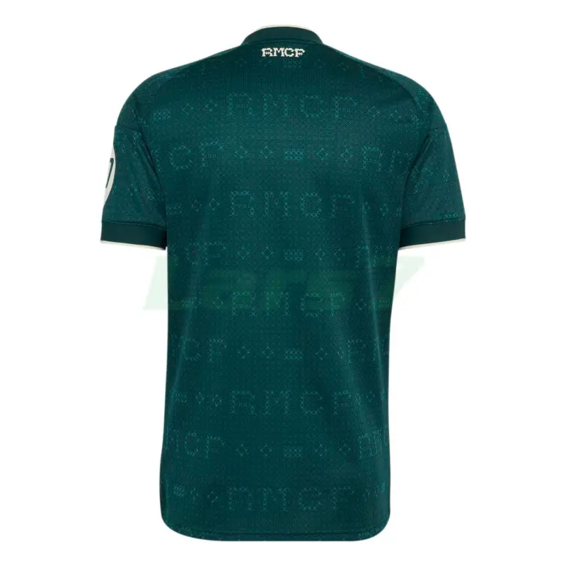 Camiseta Real Madrid 2ª Equipación 2026/2027 Verde Oscuro con Parche HP