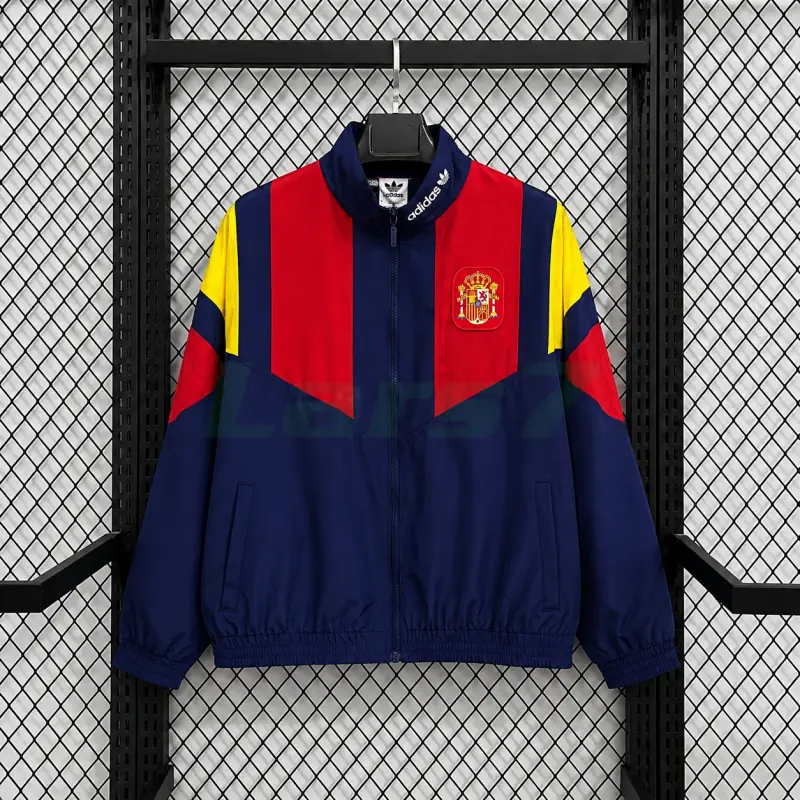 Cortavientos España 2026 Edición Rtero Rojo/Azul