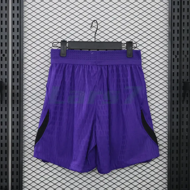 Pantalón Corto Barcelona 2ª Equipación 2026/2027 Negro/Morado (EDICIÓN JUGADOR)