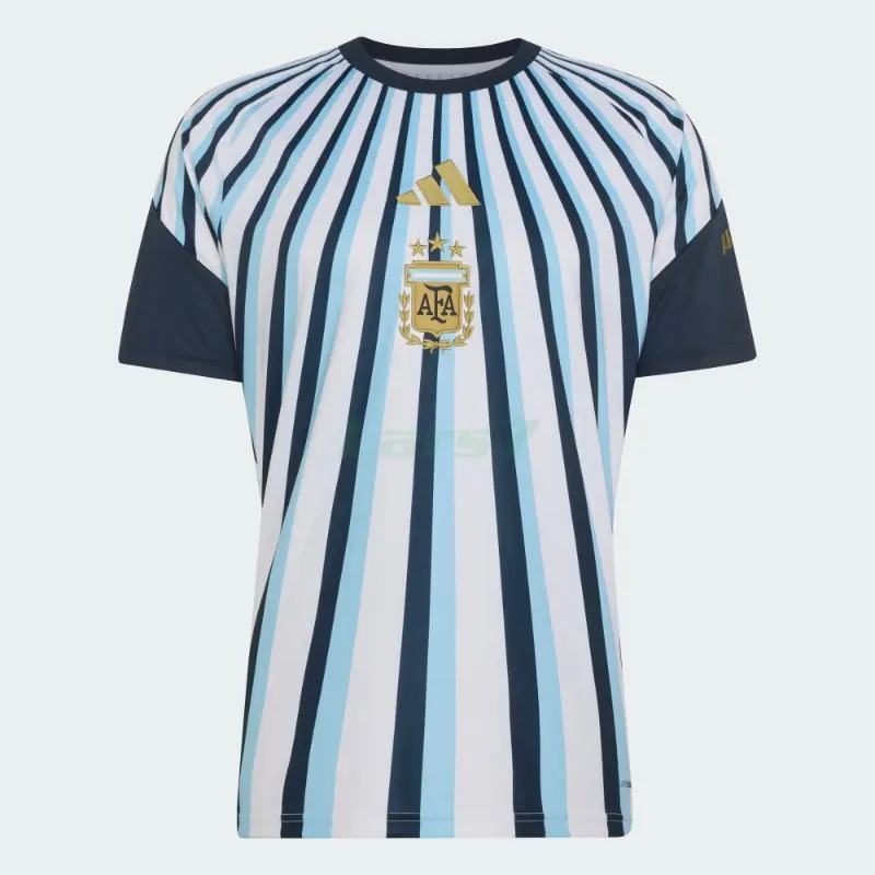 Camiseta Argentina 2026 Pre-Match Azul/Blanco