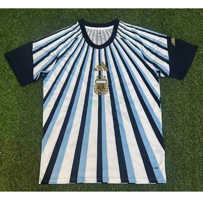 Camiseta Argentina 2026 Pre-Match Azul/Blanco