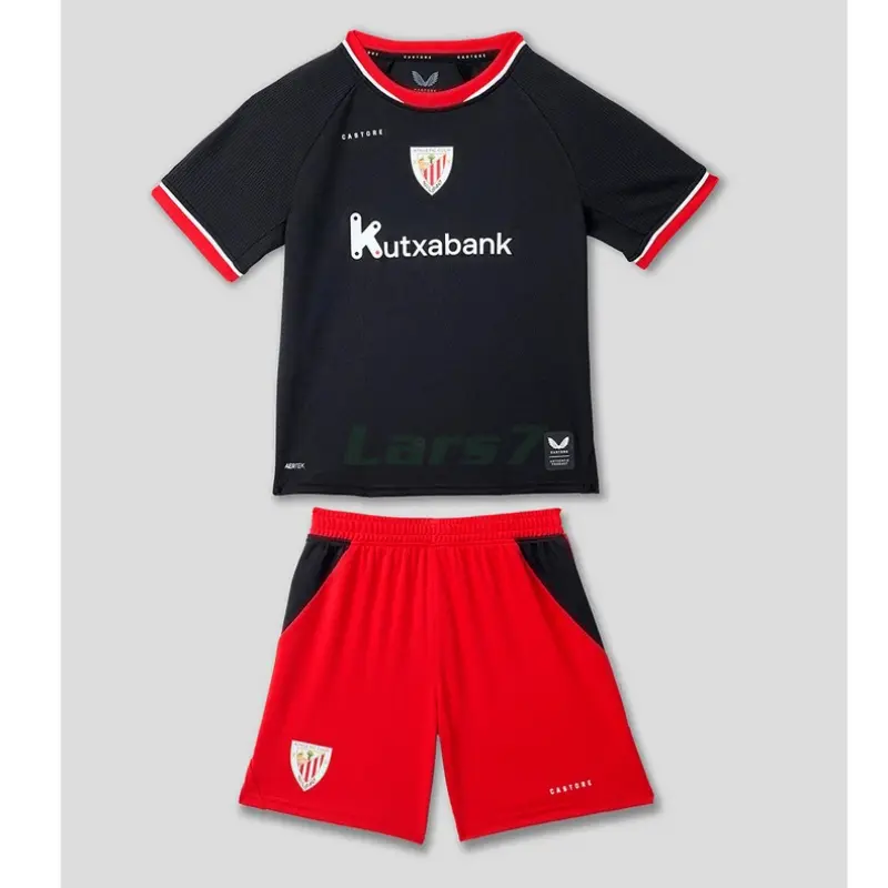 Camiseta Athletic de Bilbao 2ª Equipación 2026/2027 Negro Niño Kit