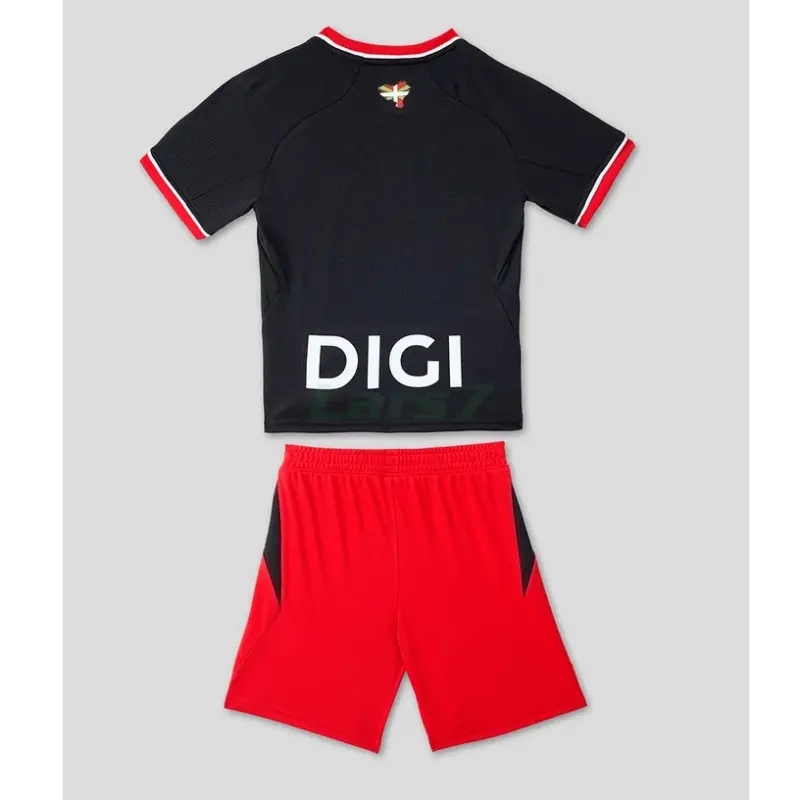 Camiseta Athletic de Bilbao 2ª Equipación 2026/2027 Negro Niño Kit