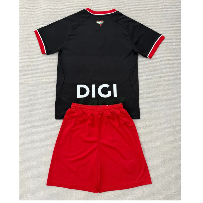 Camiseta Athletic de Bilbao 2ª Equipación 2026/2027 Negro Niño Kit