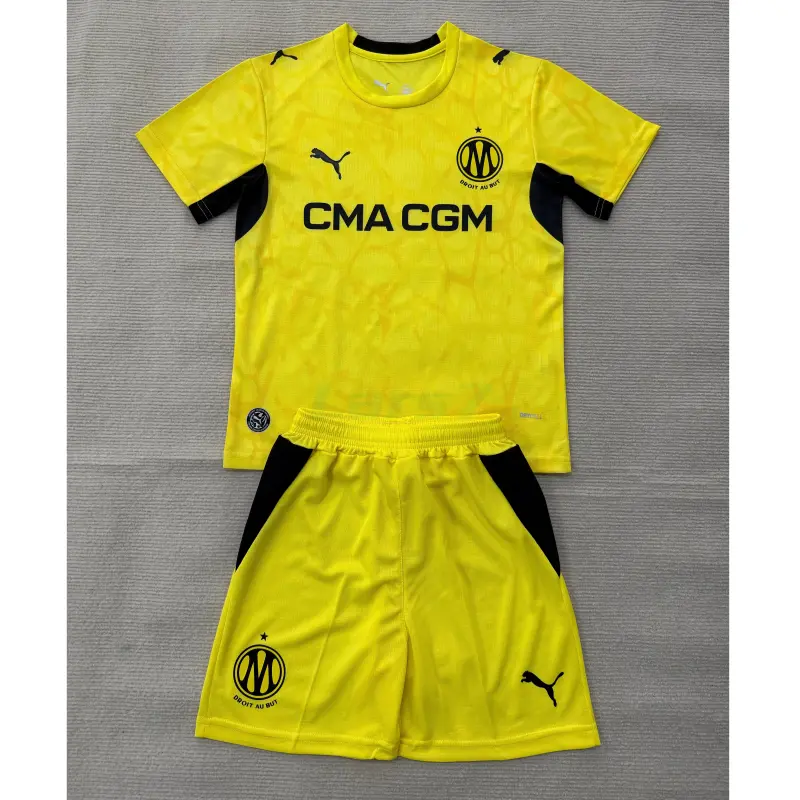 Camiseta de Portero Olympique Marsella 2026/2027 Amarillo Niño Kit