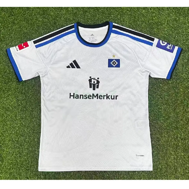 Camiseta Hamburger SV 1ª Equipación 2026/2027 Blanco con Parche Bundesliga