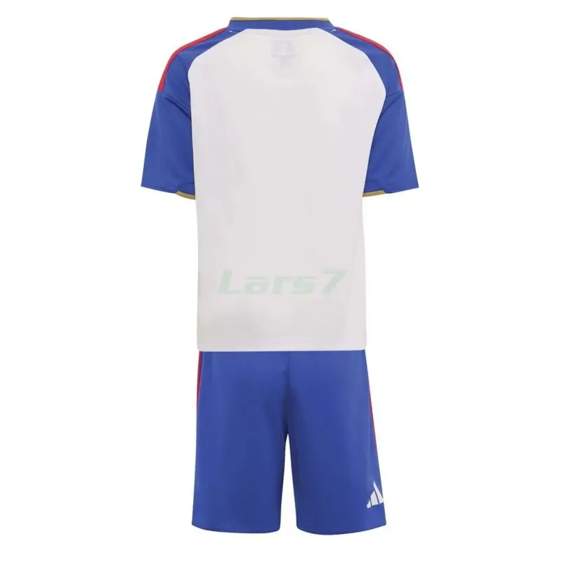 Camiseta Olympique De Lyon 1ª Equipación 2026/2027 Blanco/Azul Niño Kit