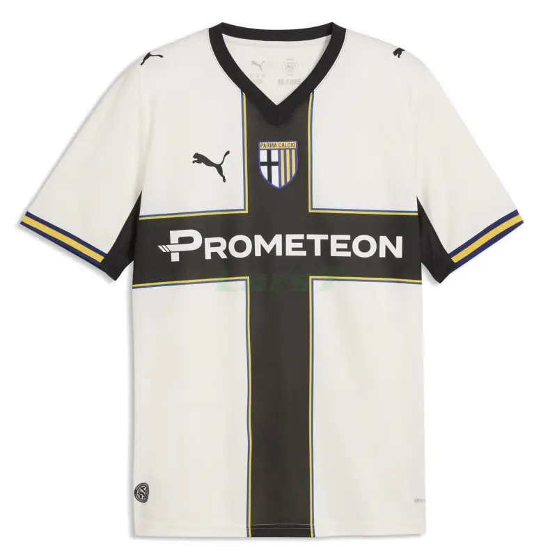 Camiseta Parma Calcio 1ª Equipación 2026/2027 Blanco/Negro