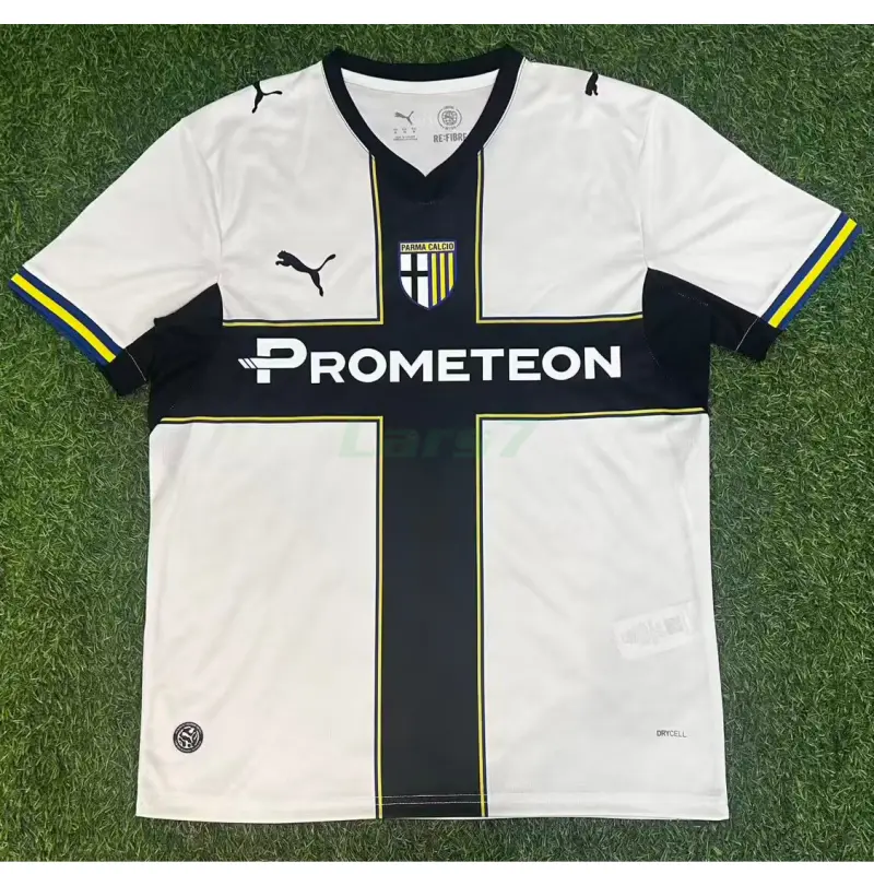 Camiseta Parma Calcio 1ª Equipación 2026/2027 Blanco/Negro