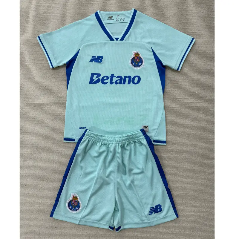 Camiseta Porto 3ª Equipación 2026/2027 Azul Cielo Niño Kit