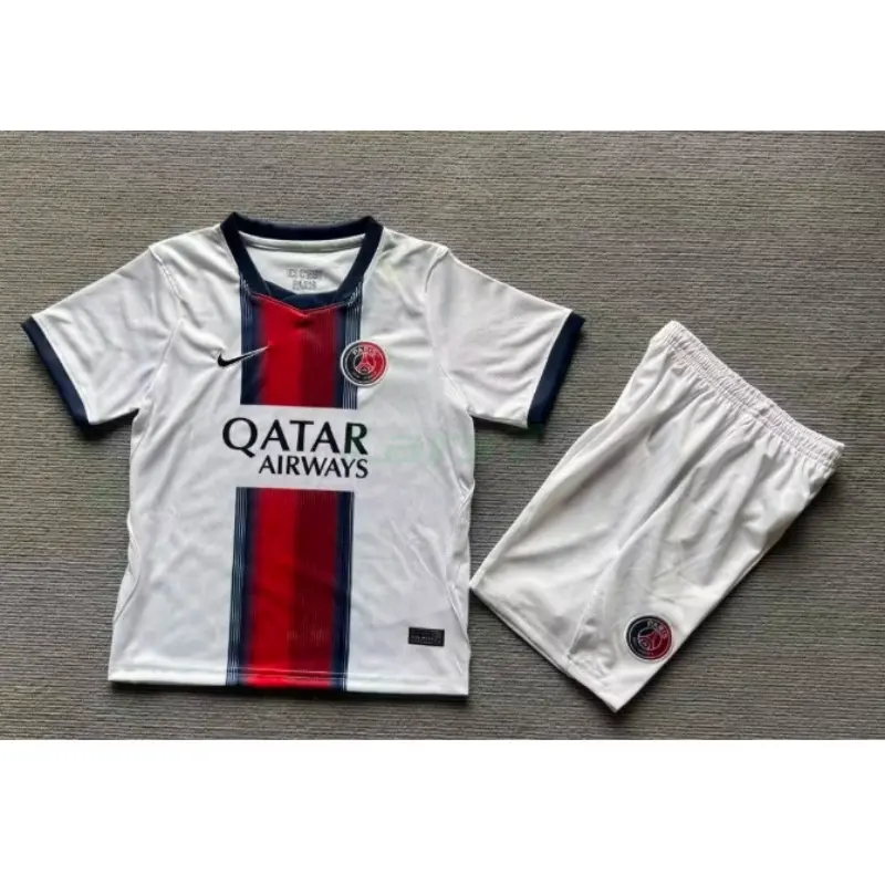 Camiseta PSG 2ª Equipación 2026/2027 Blanco Niño Kit