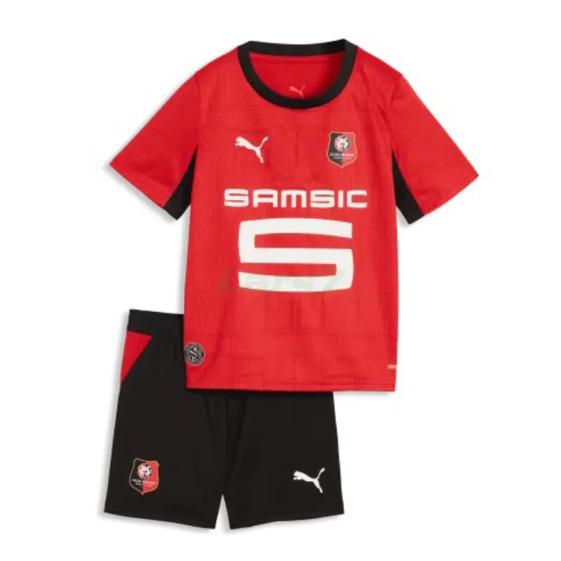 Camiseta Stade Rennais 1ª Equipación 2026/2027 Rojo Niño Kit