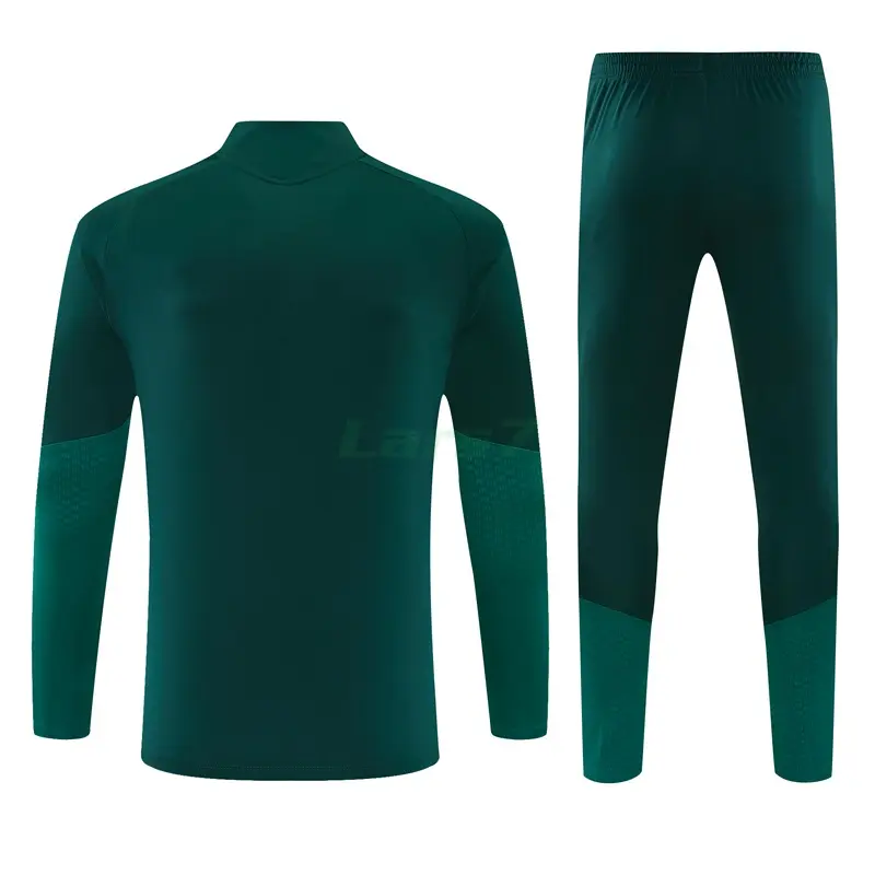 Sudadera De Entrenamiento Real Madrid 2026/2027 Verde Oscuro/Rosa