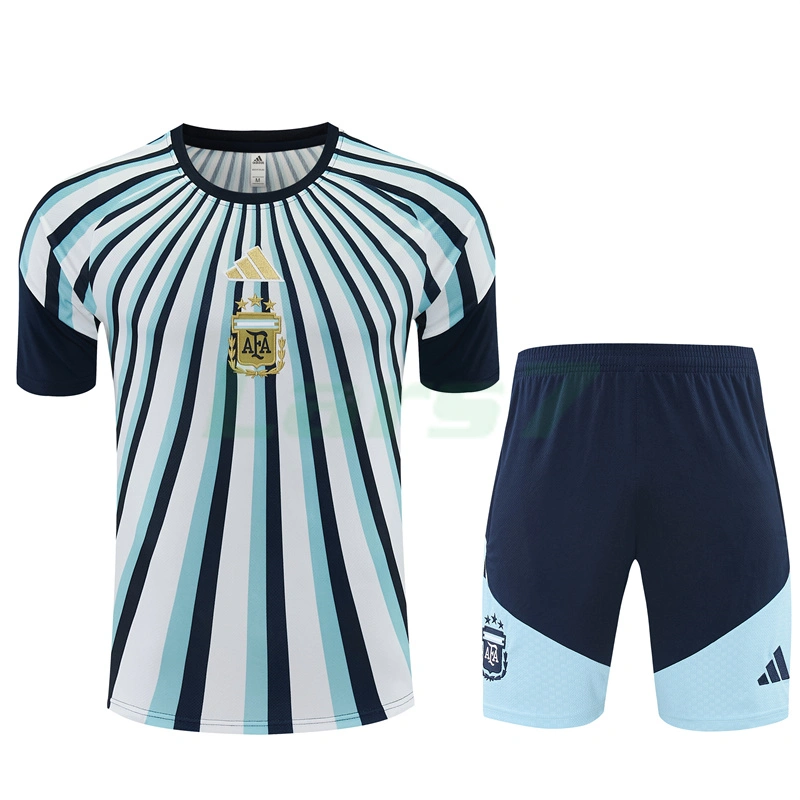 Camiseta Argentina 2026 Pre-Match Azul/Blanco