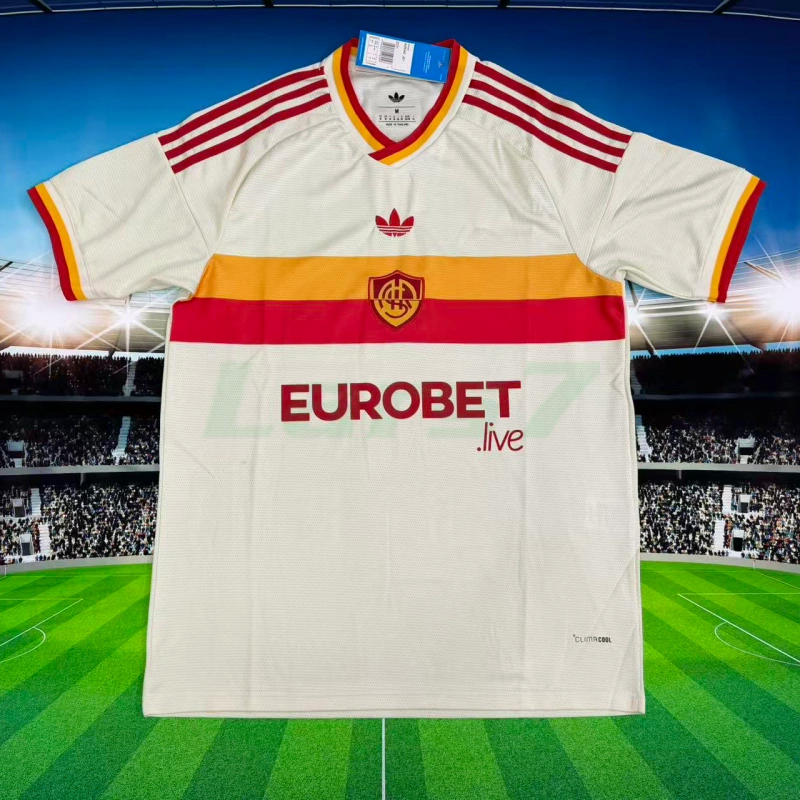 Camiseta AS Roma 2ª Equipación 2026/2027 Blanco