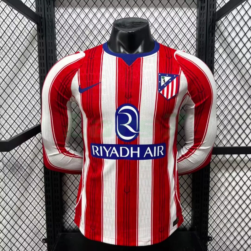 Camiseta Atlético de Madrid 1ª Equipación 2026/2027 ML Rojo/Blanco (EDICIÓN JUGADOR)