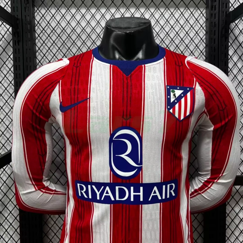 Camiseta Atlético de Madrid 1ª Equipación 2026/2027 ML Rojo/Blanco (EDICIÓN JUGADOR)