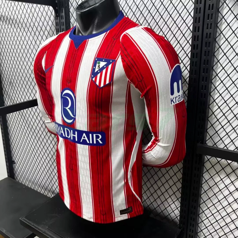 Camiseta Atlético de Madrid 1ª Equipación 2026/2027 ML Rojo/Blanco (EDICIÓN JUGADOR)