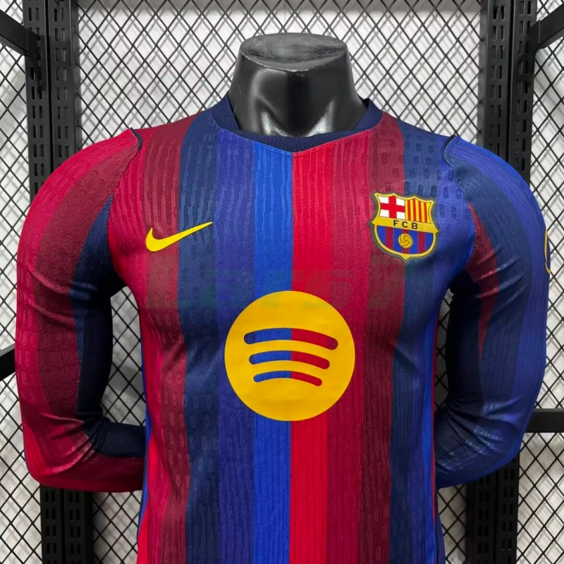 Camiseta Barcelona 1ª Equipación 2026/2027 ML Rojo/Azul (EDICIÓN JUGADOR)