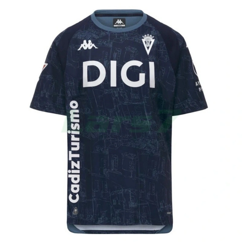 Camiseta Cadiz 2ª Equipación 2026/2027 Azul con Parche La Liga