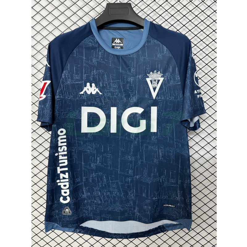 Camiseta Cadiz 2ª Equipación 2026/2027 Azul con Parche La Liga