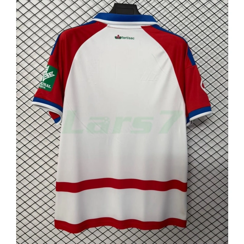 Camiseta Granada 1ª Equipación 2026/2027 Rojo/Blanco con Parche La Liga