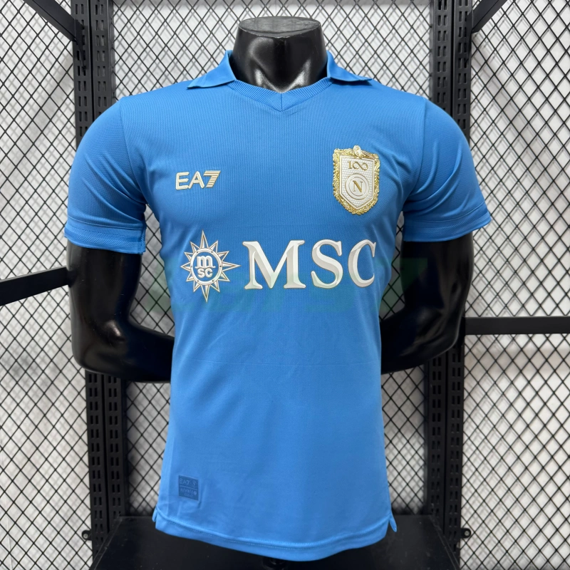 Camiseta Napoli 1ª Equipación 2026/2027 Azul (EDICIÓN JUGADOR)