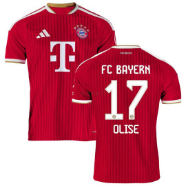 Camiseta OLISE 17 Bayern Múnich 1ª Equipación 2026/2027 Rojo