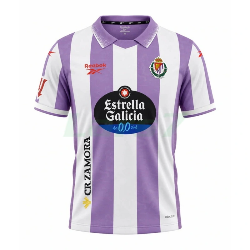 Camiseta Real Valladolid 1ª Equipación 2026/2027 Morado/Blanco con Parche La Liga