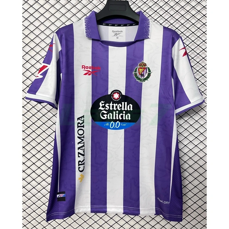 Camiseta Real Valladolid 1ª Equipación 2026/2027 Morado/Blanco con Parche La Liga